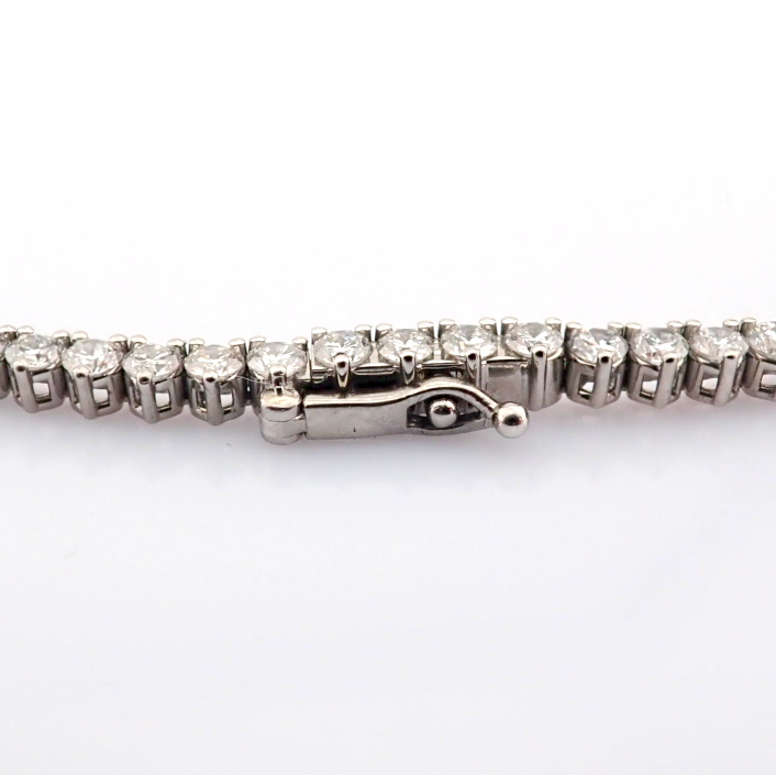Round Cut Lab-Grown Diamond Tennis Necklace - 8.65 Total Carat (MDI Certified)