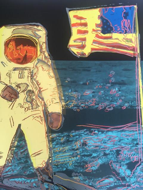 Andy Warhol (1928-87) Moonwalk F S 404 Yellow, Silkscreen In Colours On Lenox Museum Board, 1987