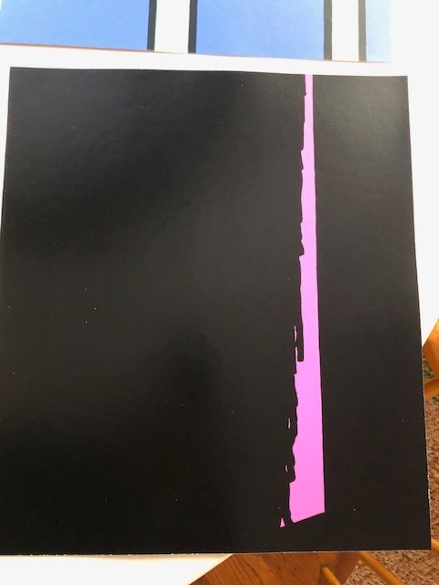 Patrick Caulfield. Some Poems By Jules Laforgue. 1973 'Curtains Drawn Back From Balconies of Shores'