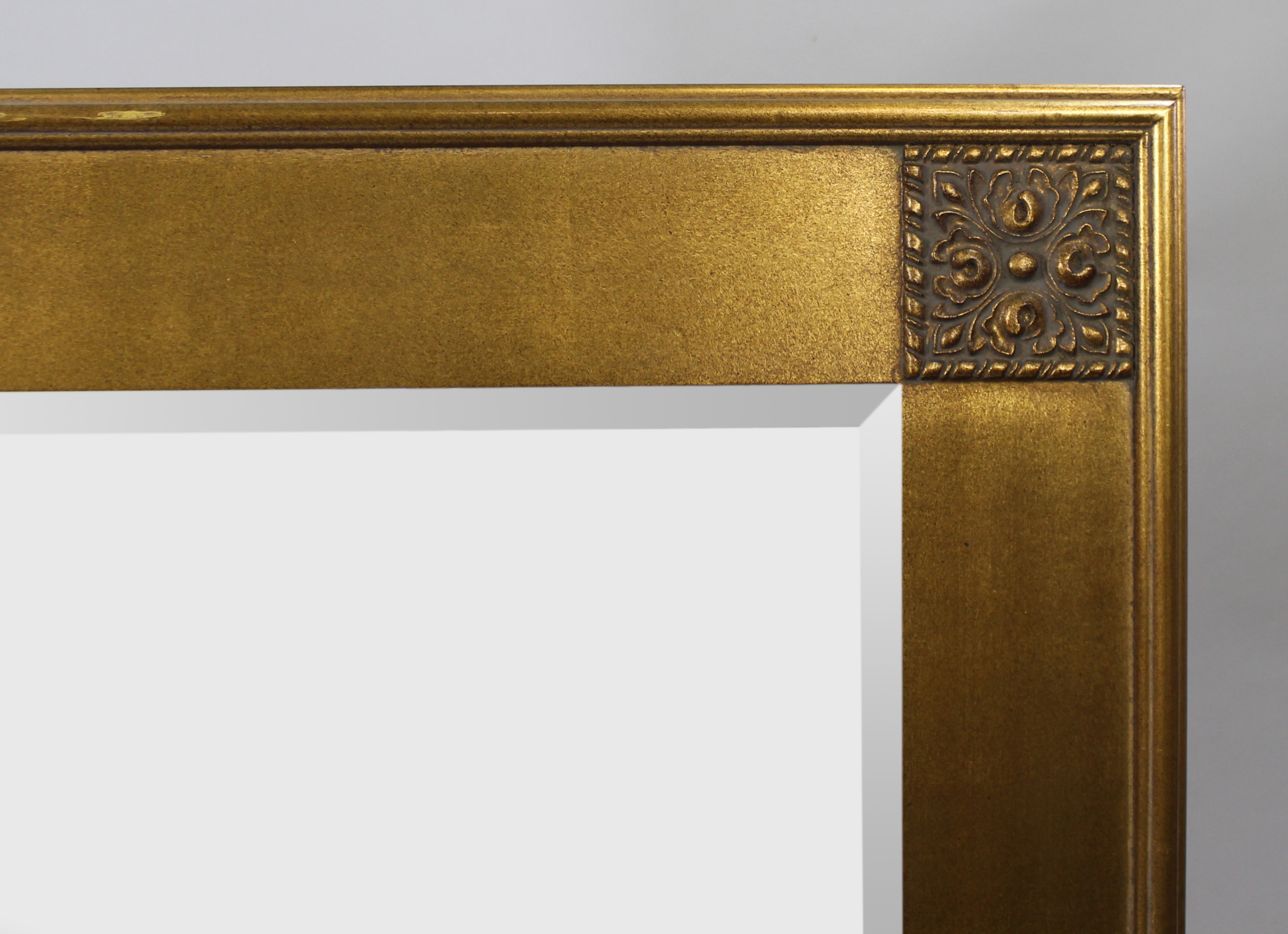 Gilt Bevelled Glass Wall Mirror