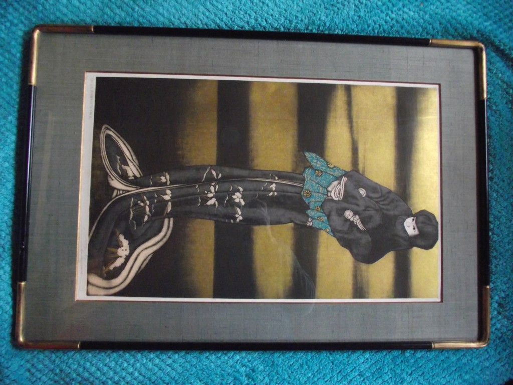 Shizuo Nishizawa (1912-1997) - Limited Edition No.1/30 Etching/Silkscreen "Tamate Gozen"