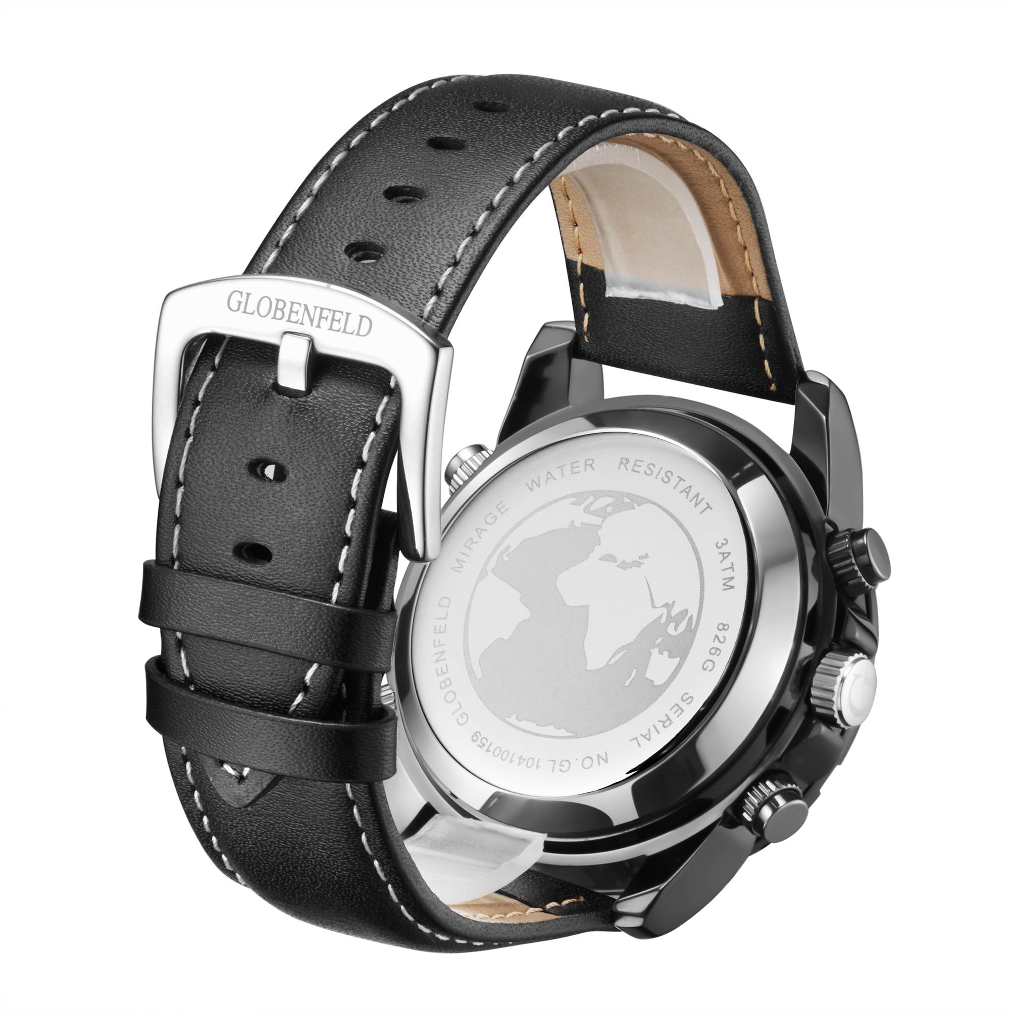 Hand Assembled Globenfeld Limited Edition Mirage White Watch - Free Delivery & 5 Year Warranty