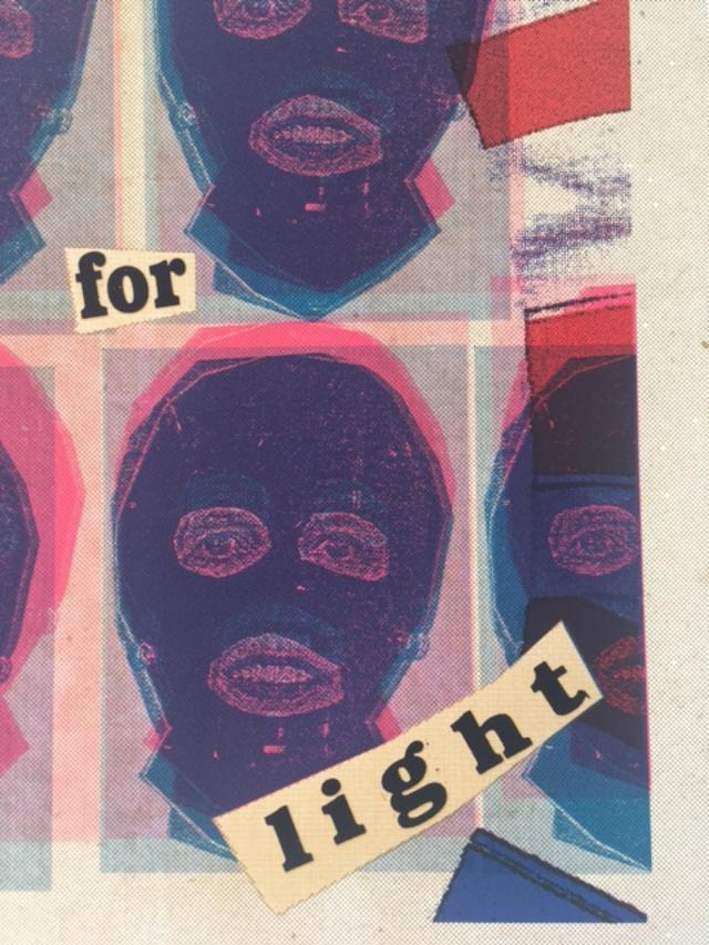 Jamie Reid (1947-2023) 'Vote For Light', Titled, Screenprint, Signed, Editioned, Framed, 1987