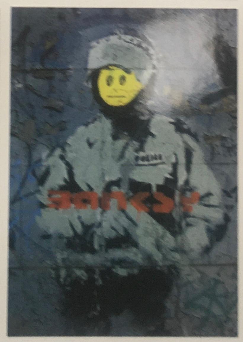 Banksy (b 1974-) Kate Moss Post Card Flyer From Crude Oils Exhibition, Notting Hill. 2005