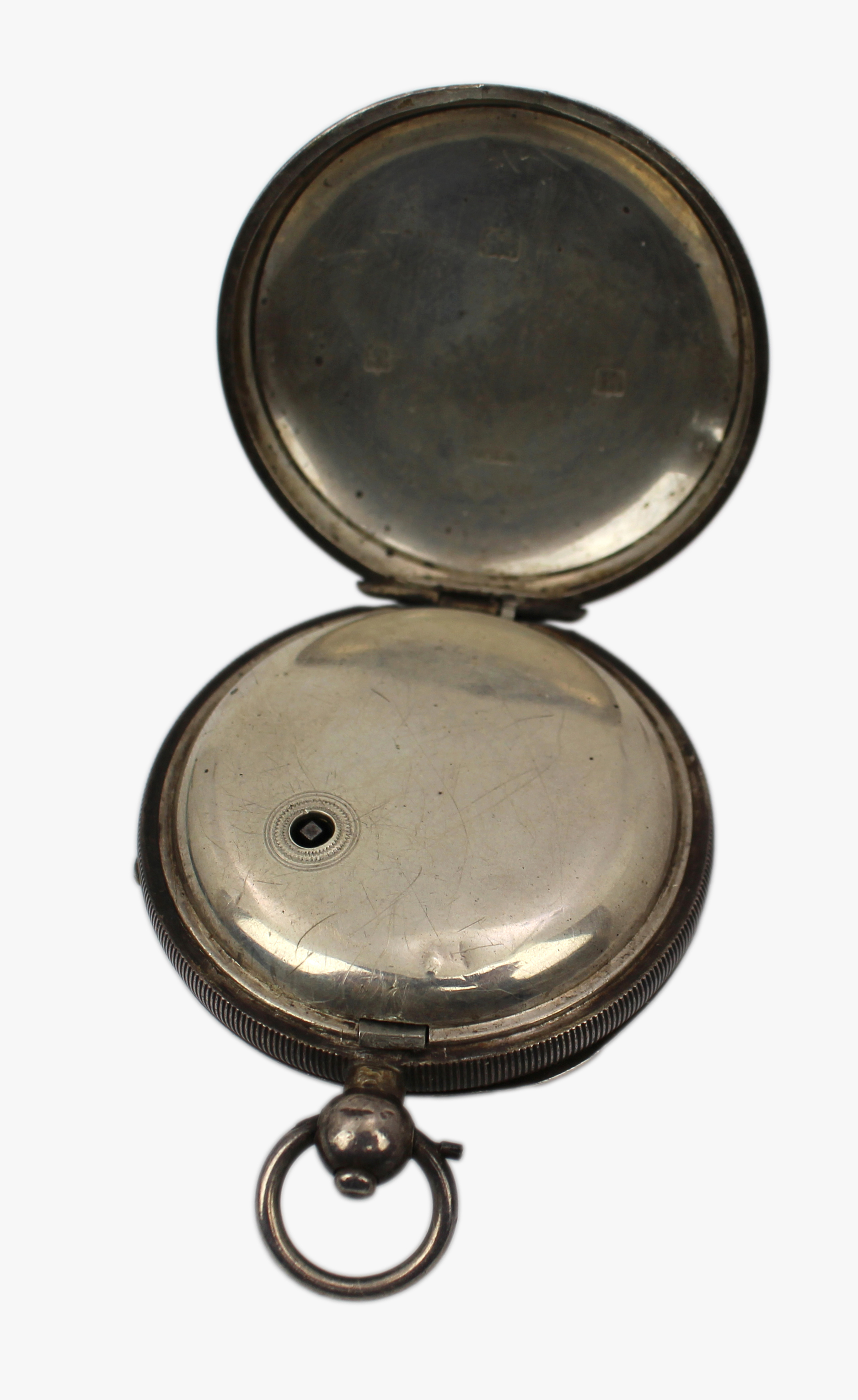 The Climate Ship Action Patent Silver Pocket Watch