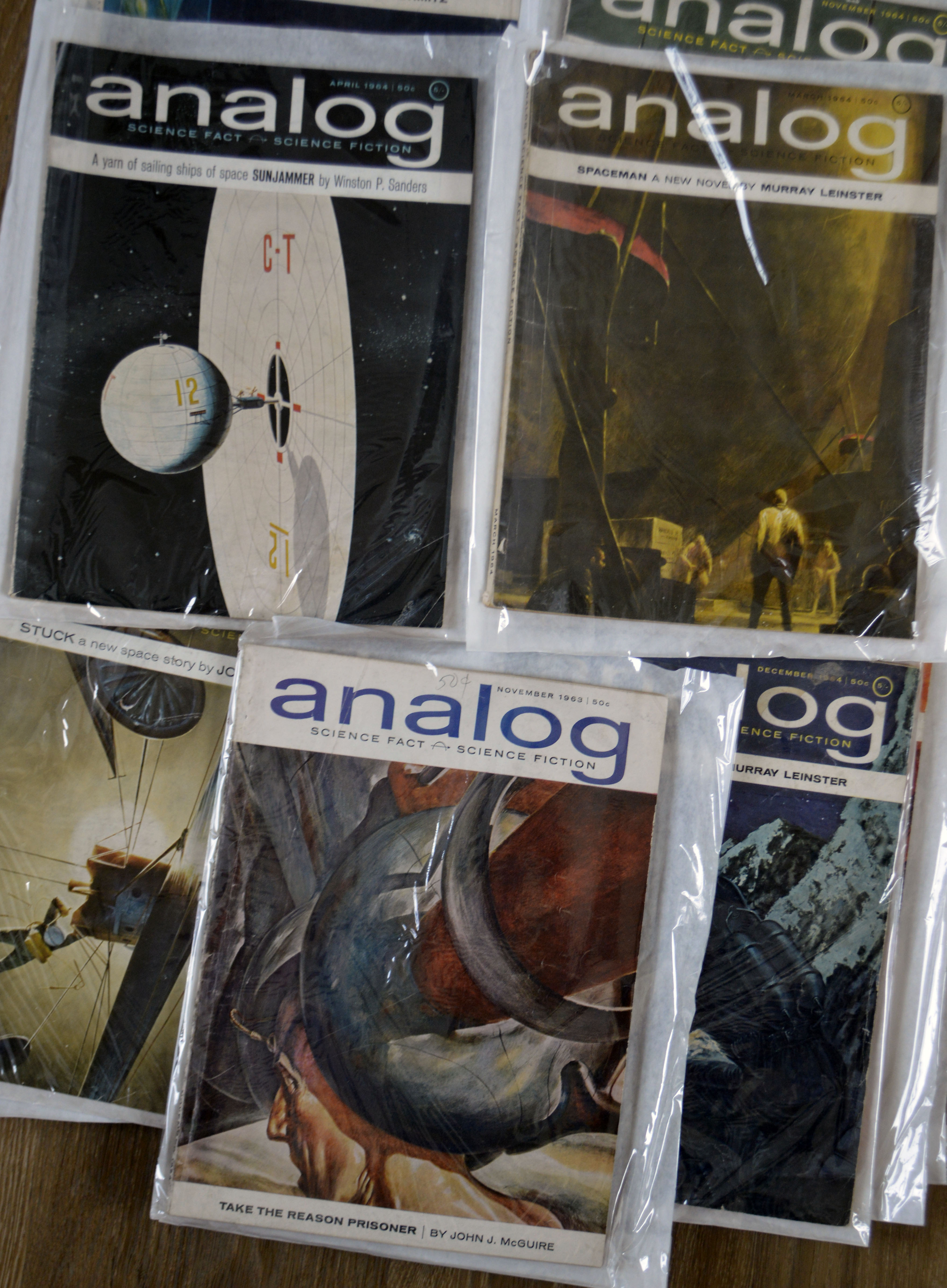 [Books} Analog Science Fact and Fiction 18 Large Format Editions Including Frank Herbert's Dune