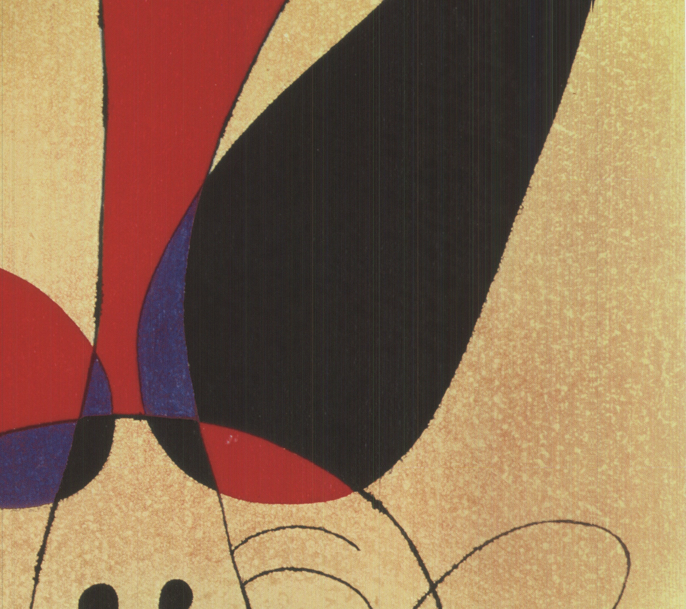Joan Miro 'The Bird Plunges Towards The Lake Where .....