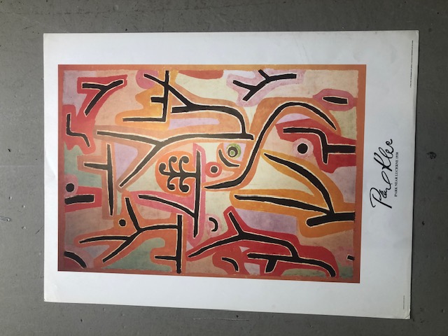 Two (2) Paul Klee Offset Lithographs. Erinnerung... 1986 and 'Park Near Lucerne'