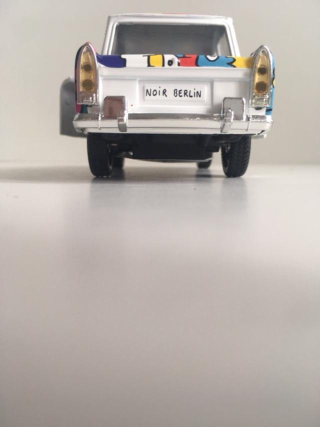 Thierry Noir (b.1958)  ‘Heads’ Berlin Trabant Car In Colours By Thierry Noir, 1994, Sold Out