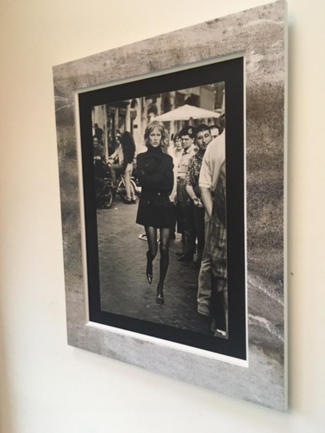 Kate Moss, Peter Lindbergh (b 1944-2019) Rome, 1995, Framed B and W, Photo