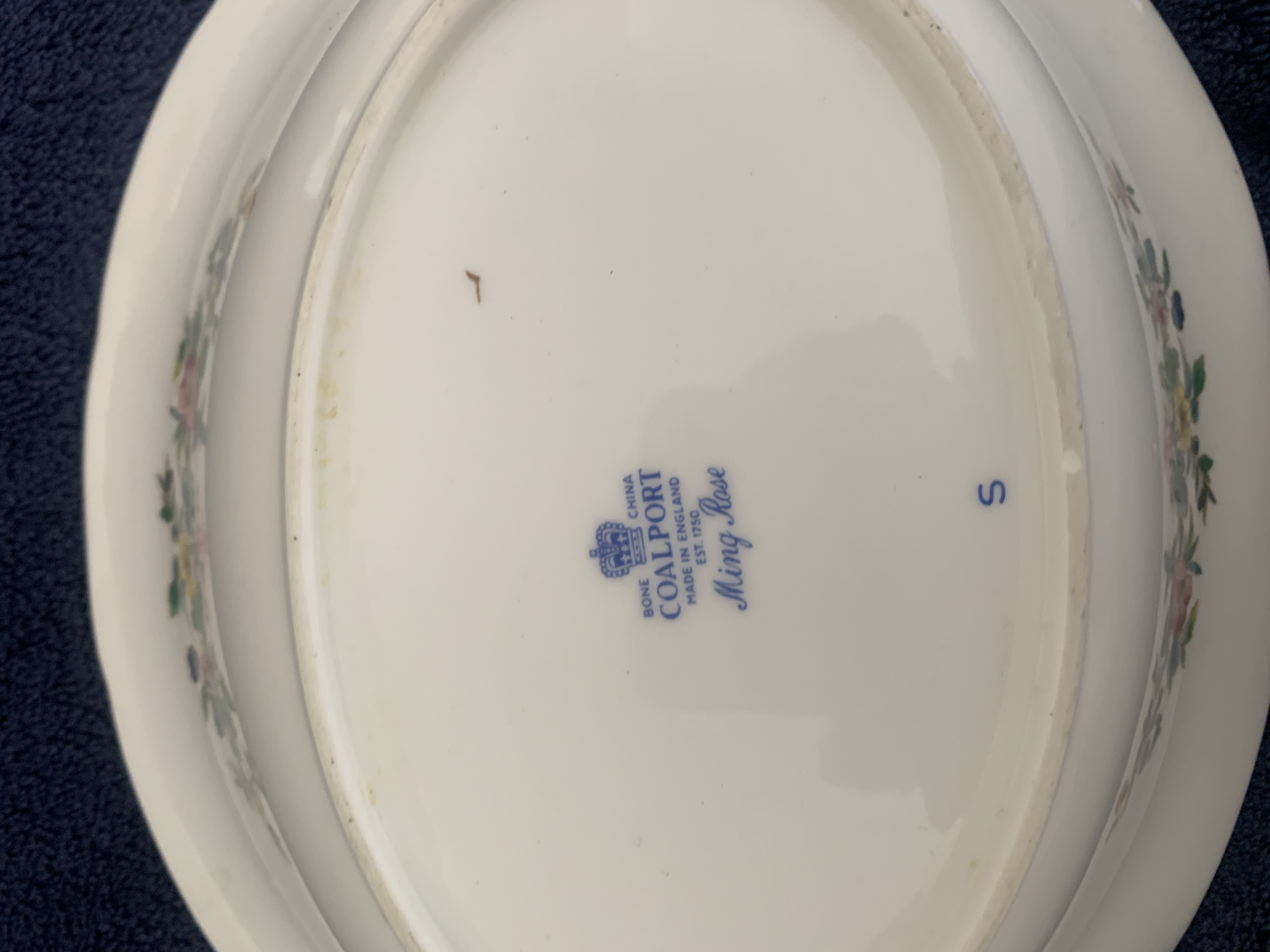 Vintage Coalport Serving Dish, Ming Rose, c1930’s