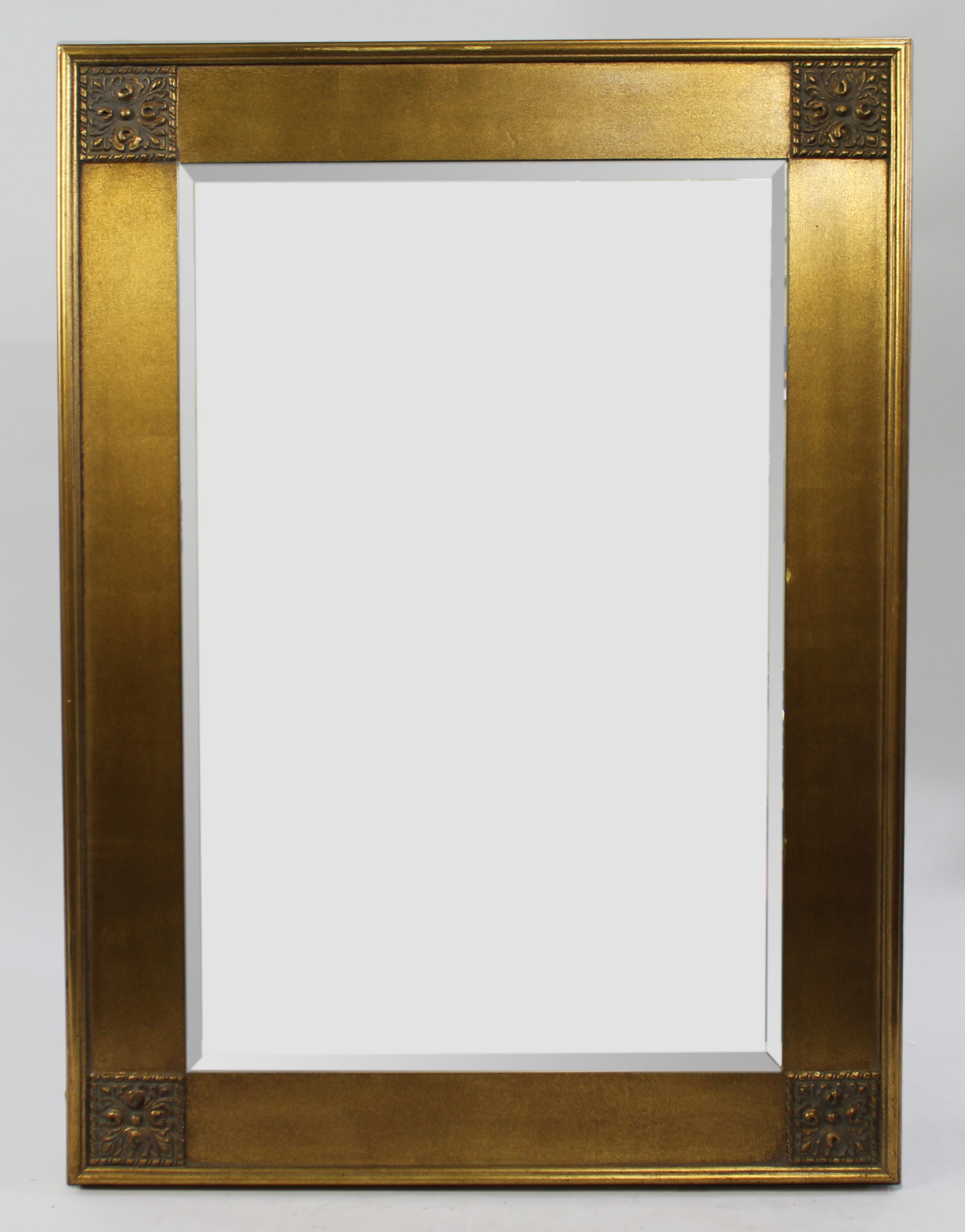 Gilt Bevelled Glass Wall Mirror