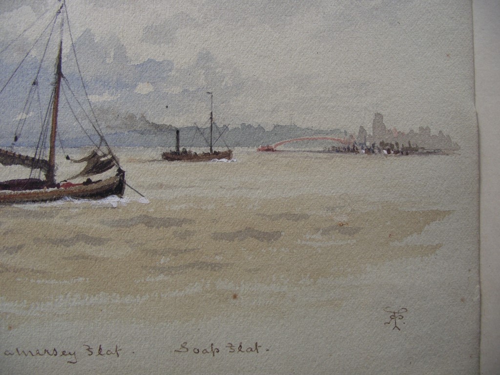 Robert Taylor Pritchett (1828-1907) - Maritime Watercolour Signed With Monogram