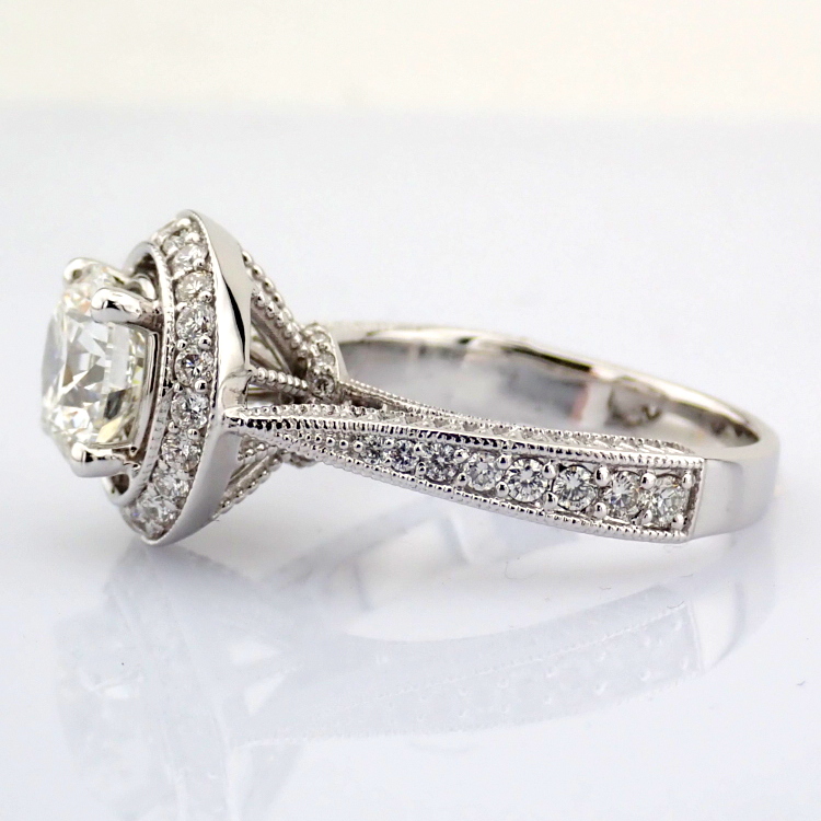 Round Cut Lab-Grown Diamond Ring - 2.73 Total Carat (IGI Certified)