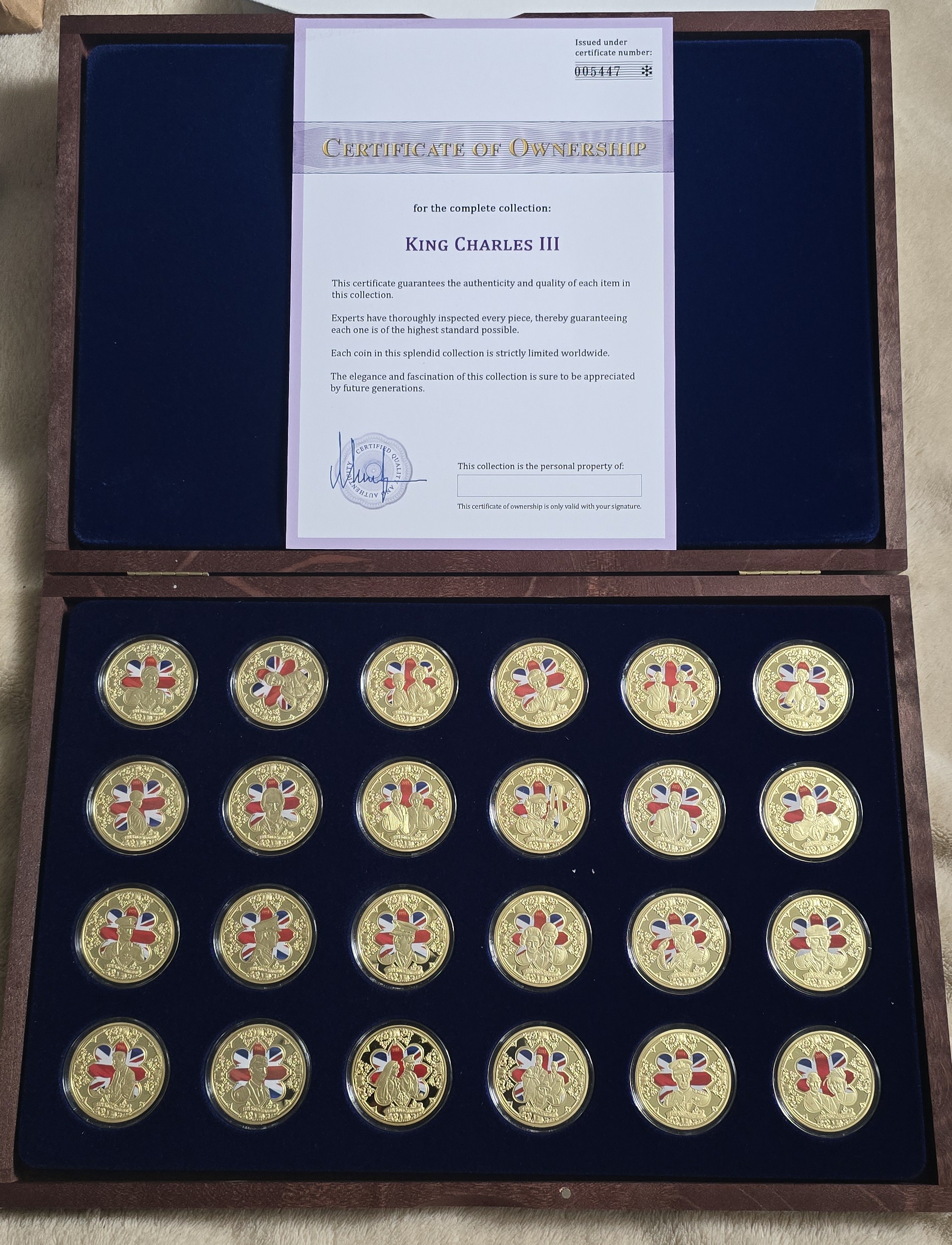 Collection of King Charles III Coins