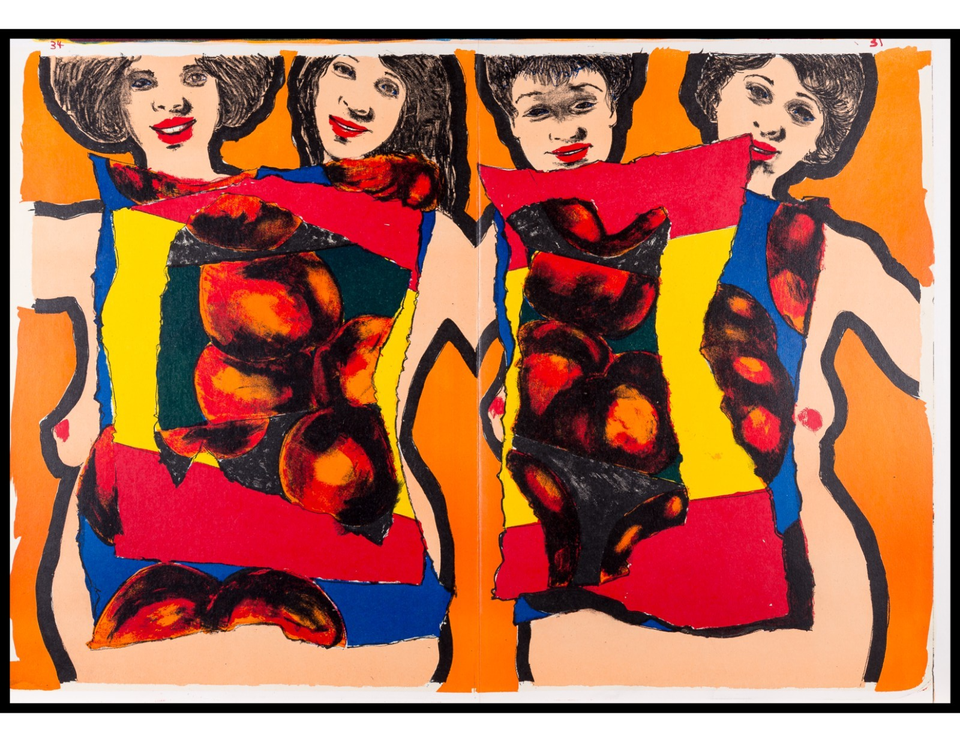Alfred Leslie (1927-2023) 'Women' From 'One Cent Life' Original Lithograph. 1994