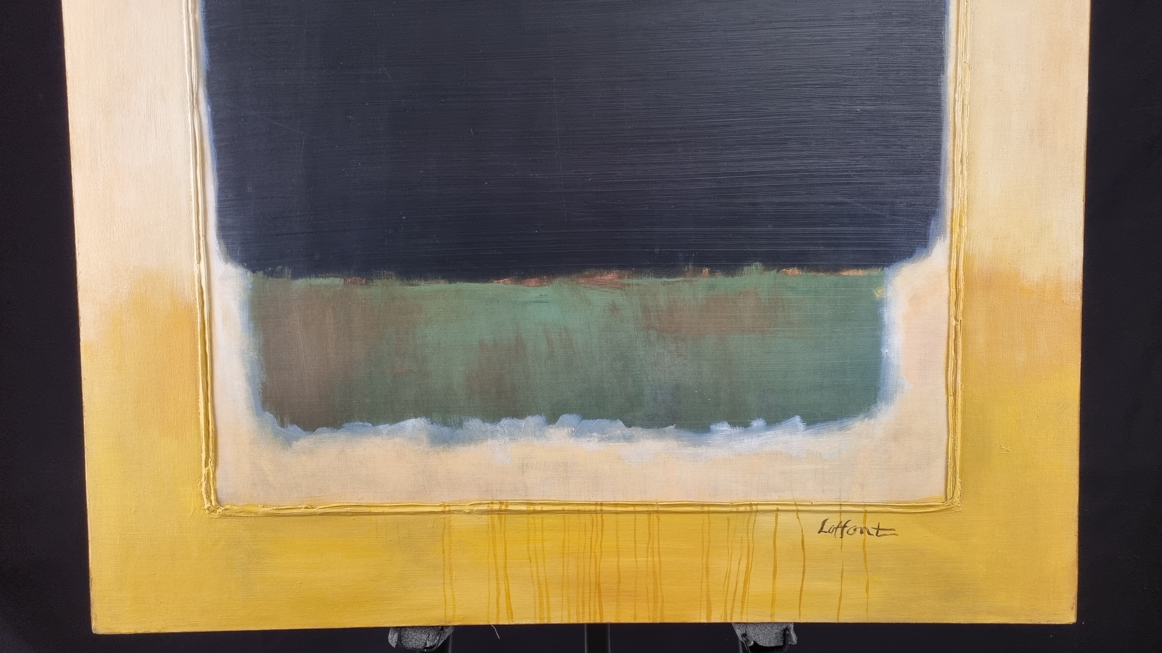 Original on Canvas by Laffont