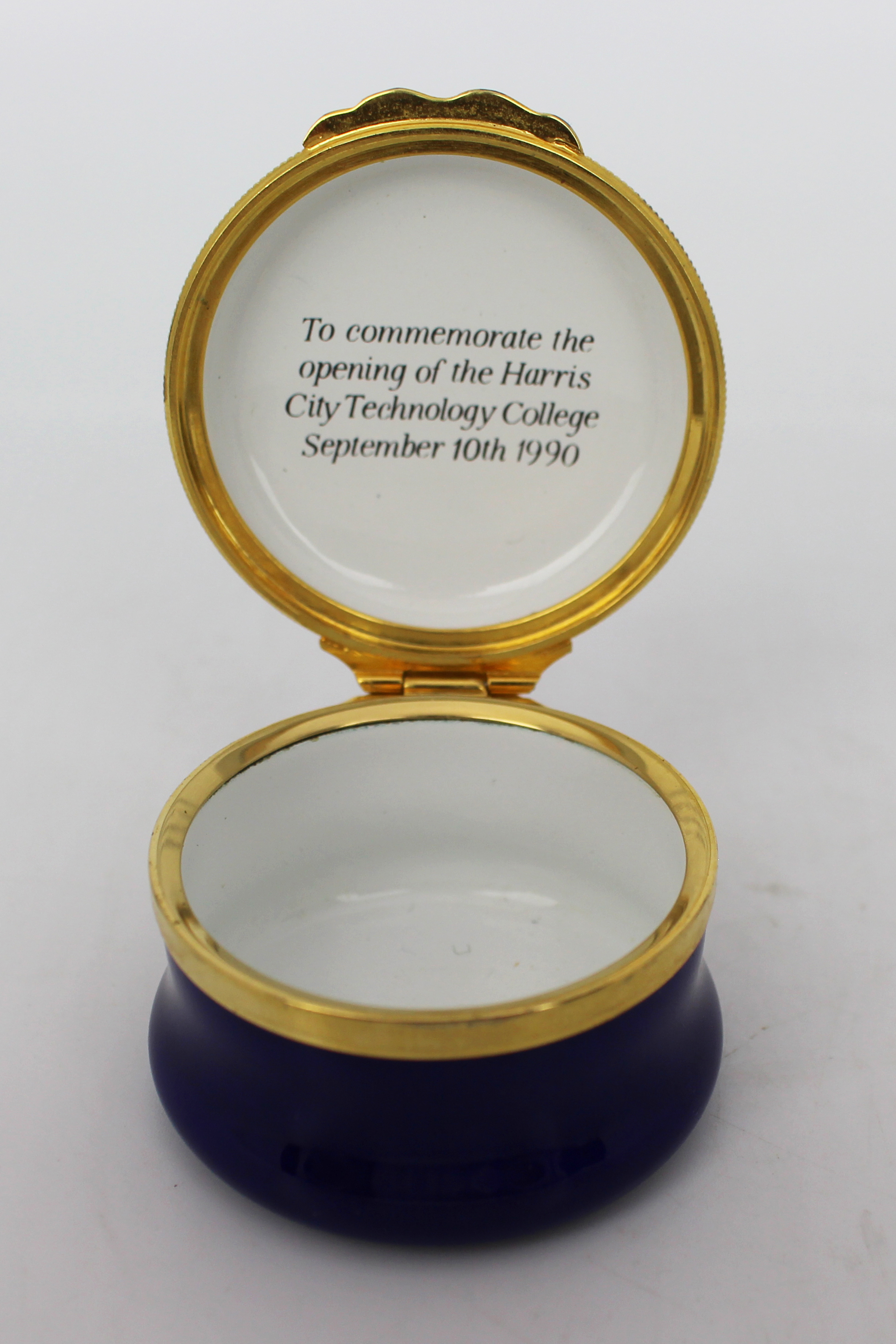Collection of 3 Vintage Enamel Pill Boxes Halcyon Days