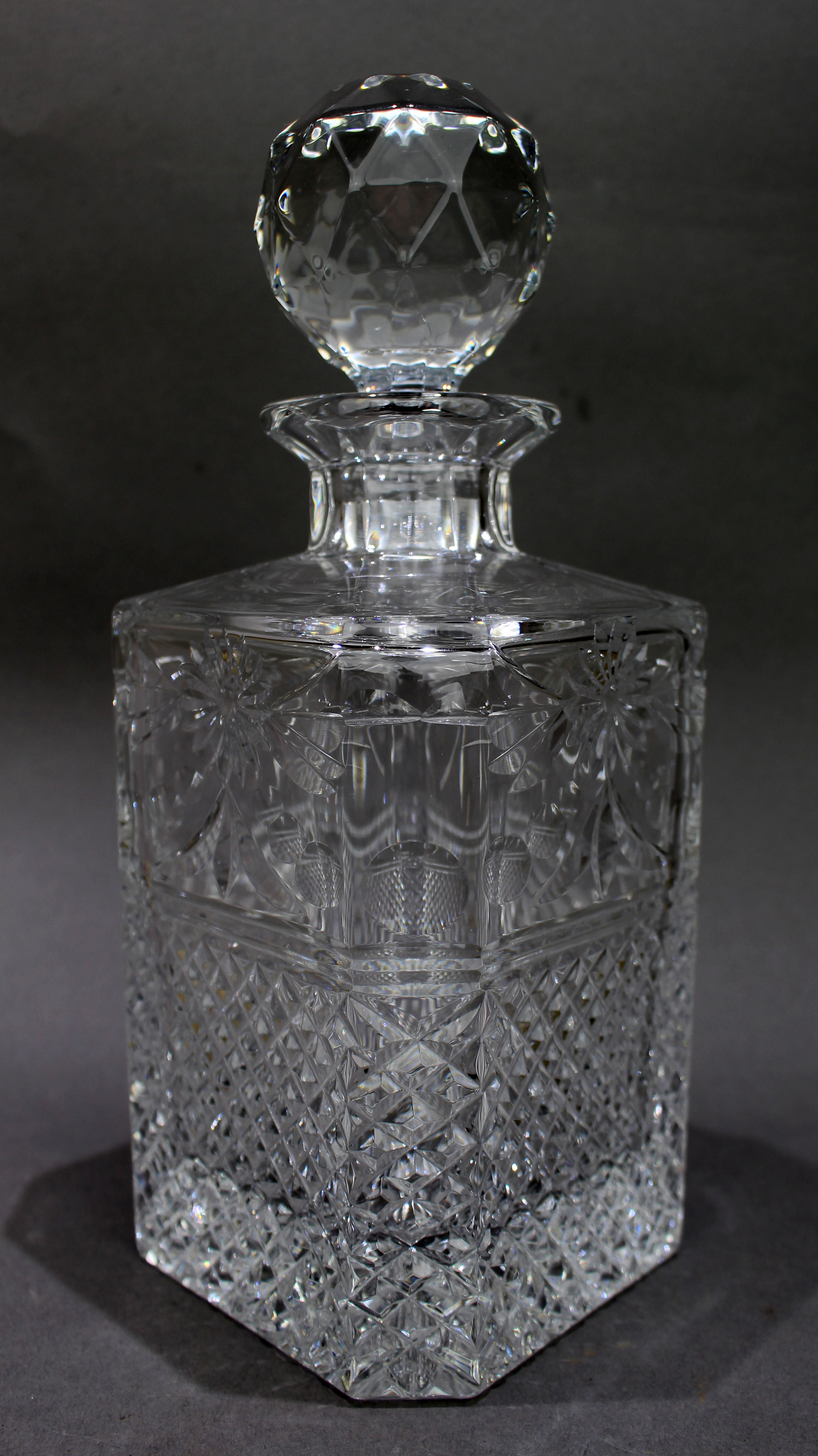Stuart Beaconsfield Cut Spirit Decanter