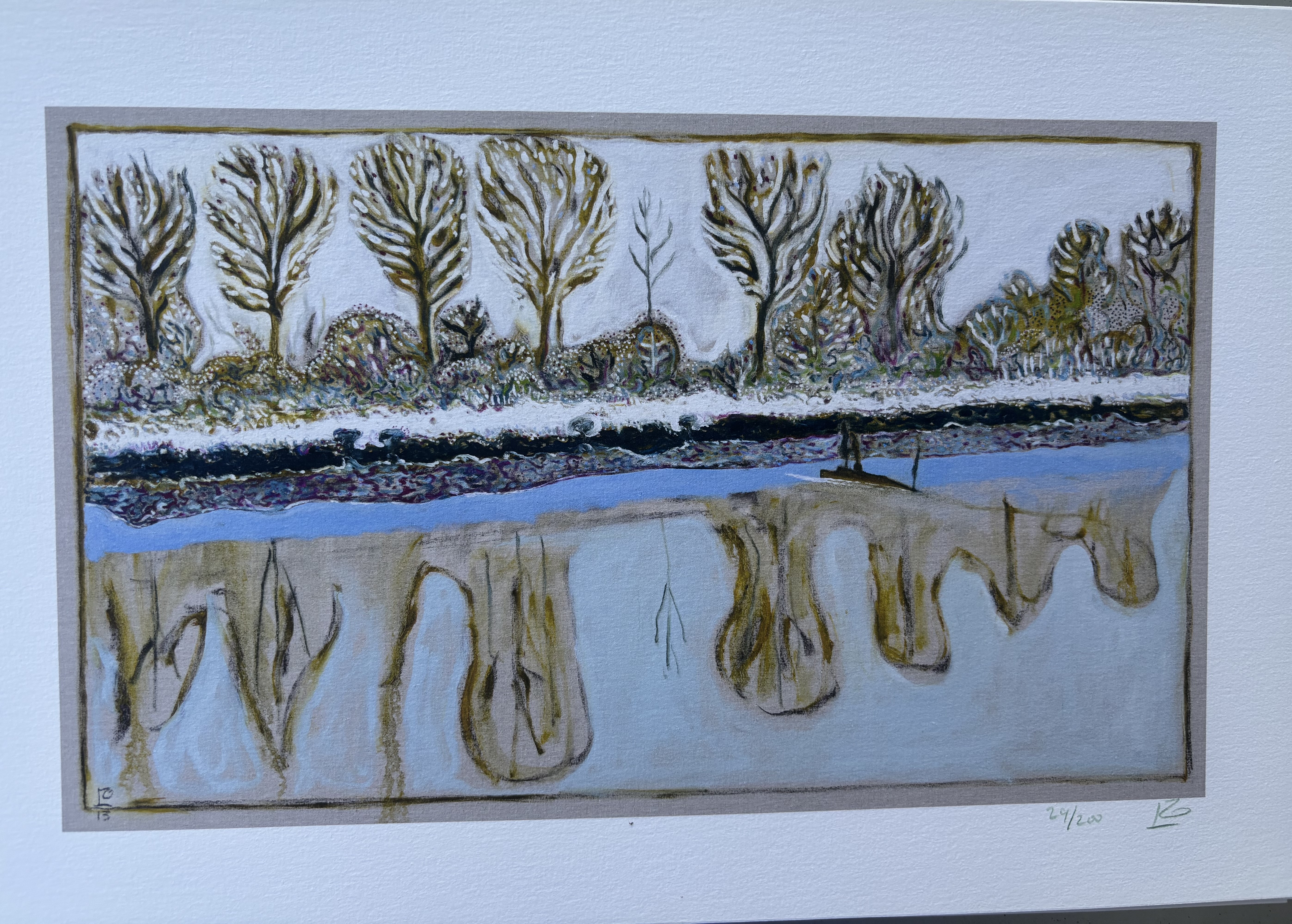 Billy Childish Hand Signed Limited Edition Free Post UK Reflections