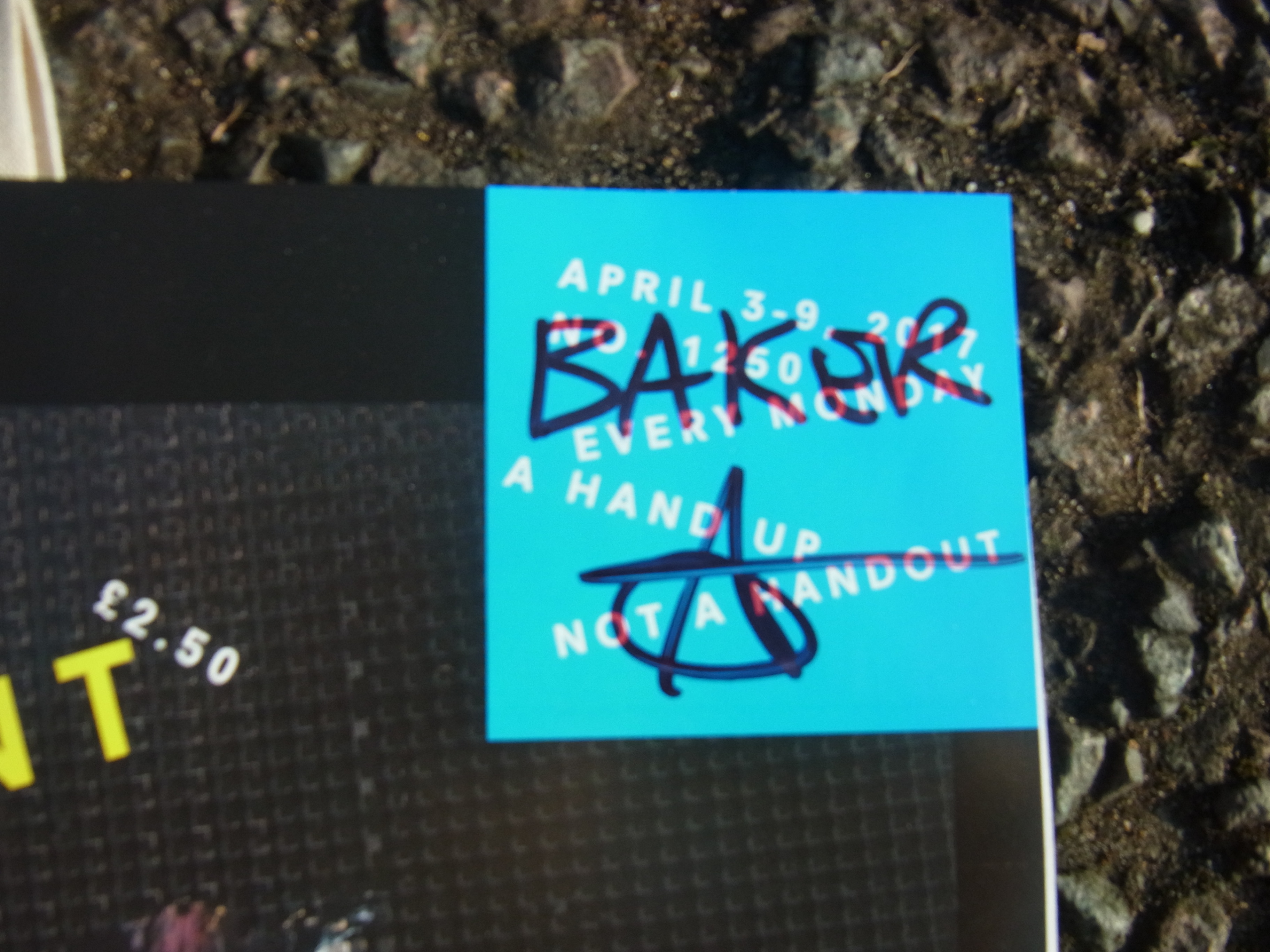 Charming Baker Art Special Signed Front Cover 2017 From The Big Issue. With Bag Also Signed