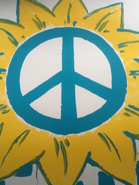 Paul Insect (B 1971) ‘Peace’ For Ukraine, Screeprint, Editioned, Signed, 2022