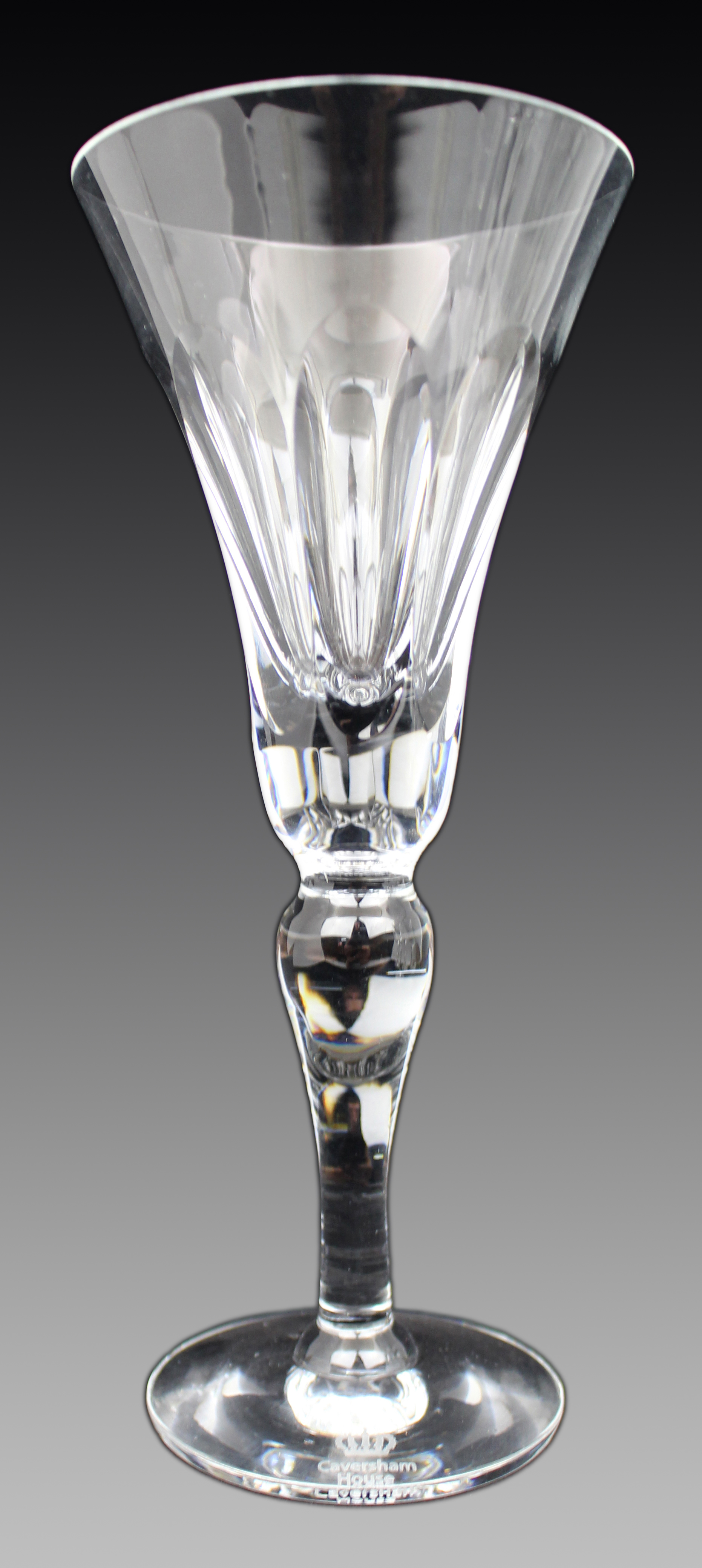 Complete Suite of 36 Hand-Cut Crystal Glasses by Tudor Crystal