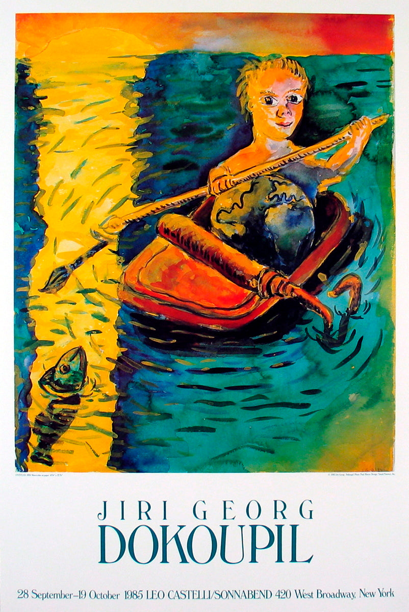 Jiri George Dokoupil. 1885 New York Exhibiton Poster