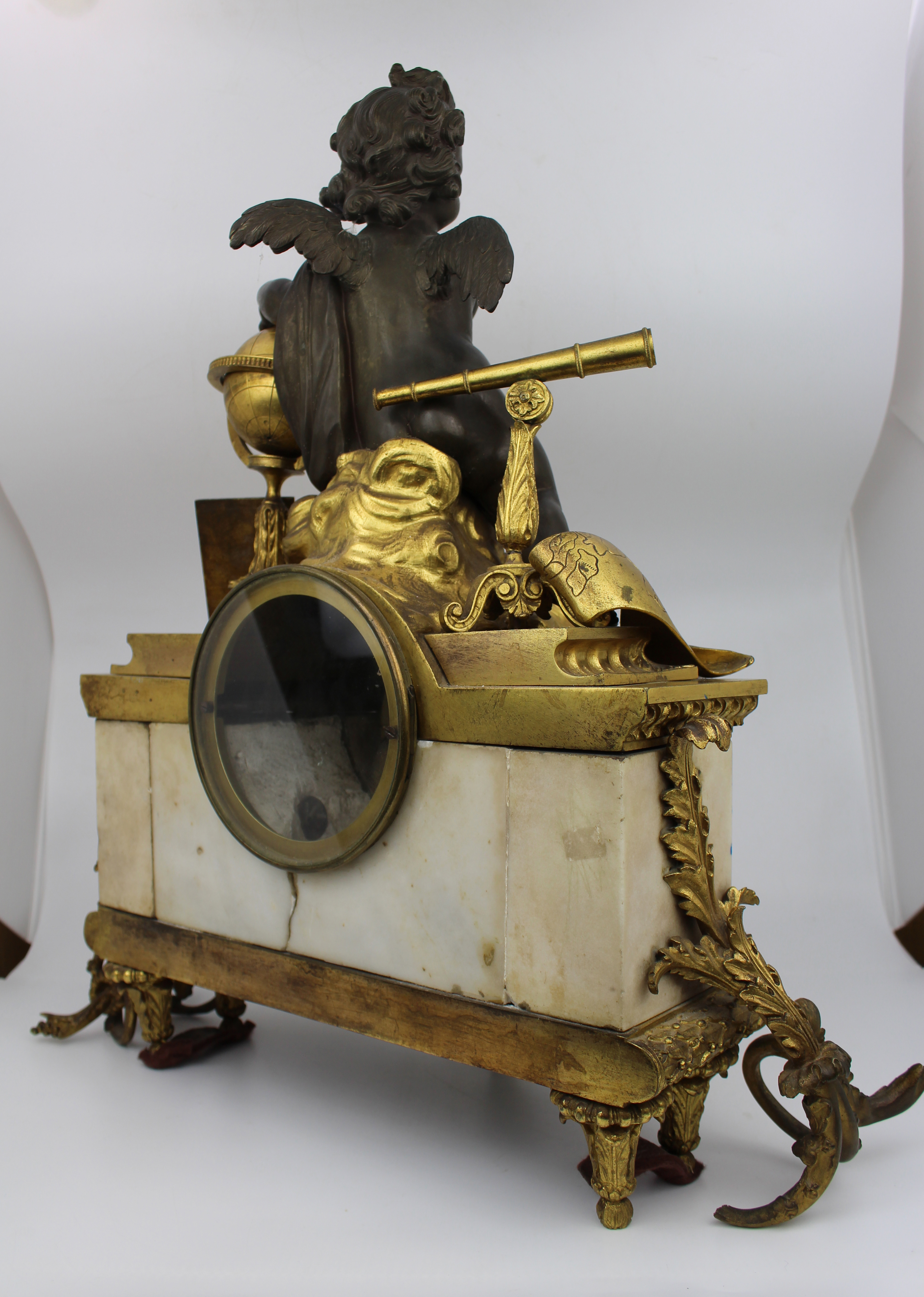 Fine 19th Century French Ormolu & Bronze Mantel Clock