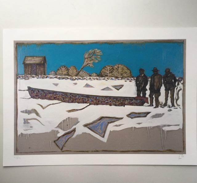 Billy Childish(b1959) 'River Roach' Signed, Editioned, Pigment Print, 2010