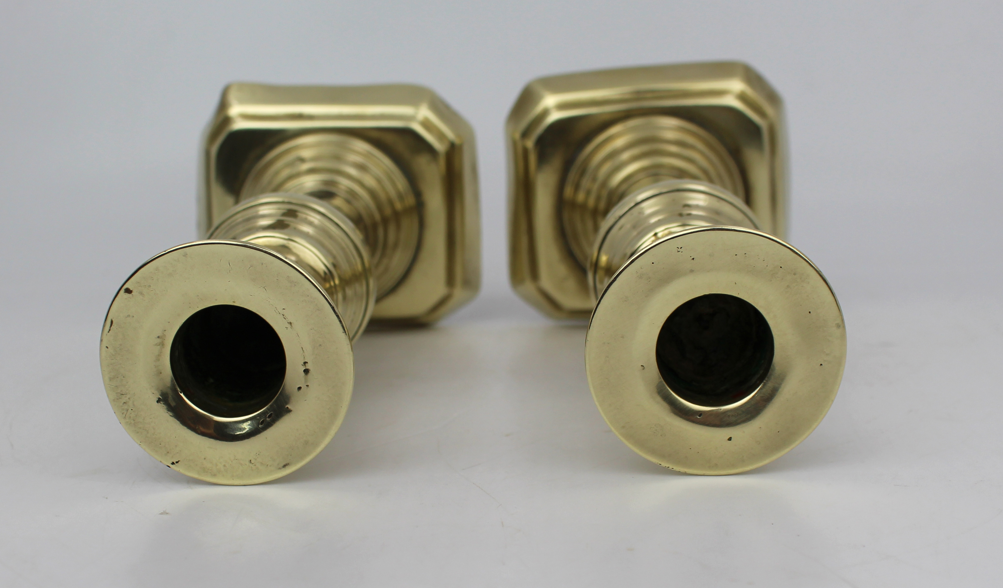 Pair of Antique Brass Candlesticks