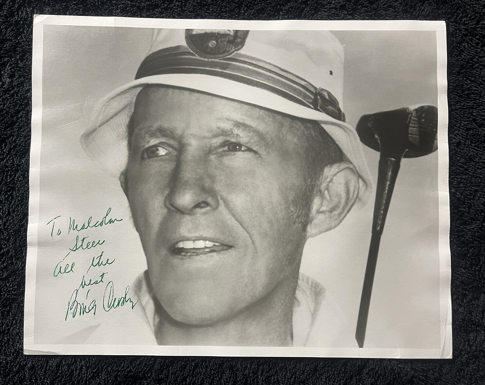 Bing Crosby Signed Photograph