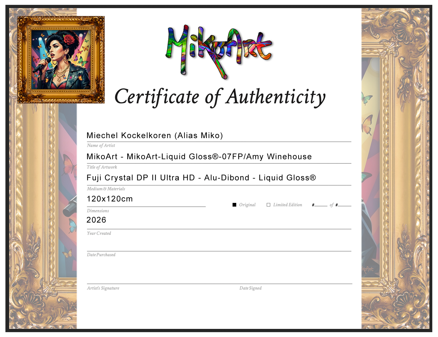 MikoArt - Epoxy Liquid Gloss - 07FP/Amy Winehouse
