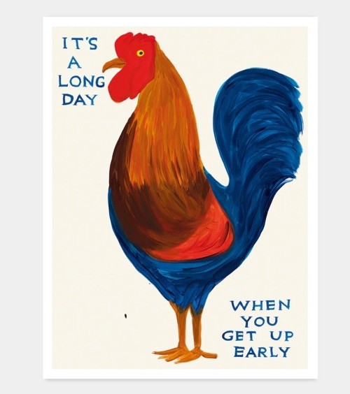 David Shrigly 'It's A Long Day - When You Get Up Early'
