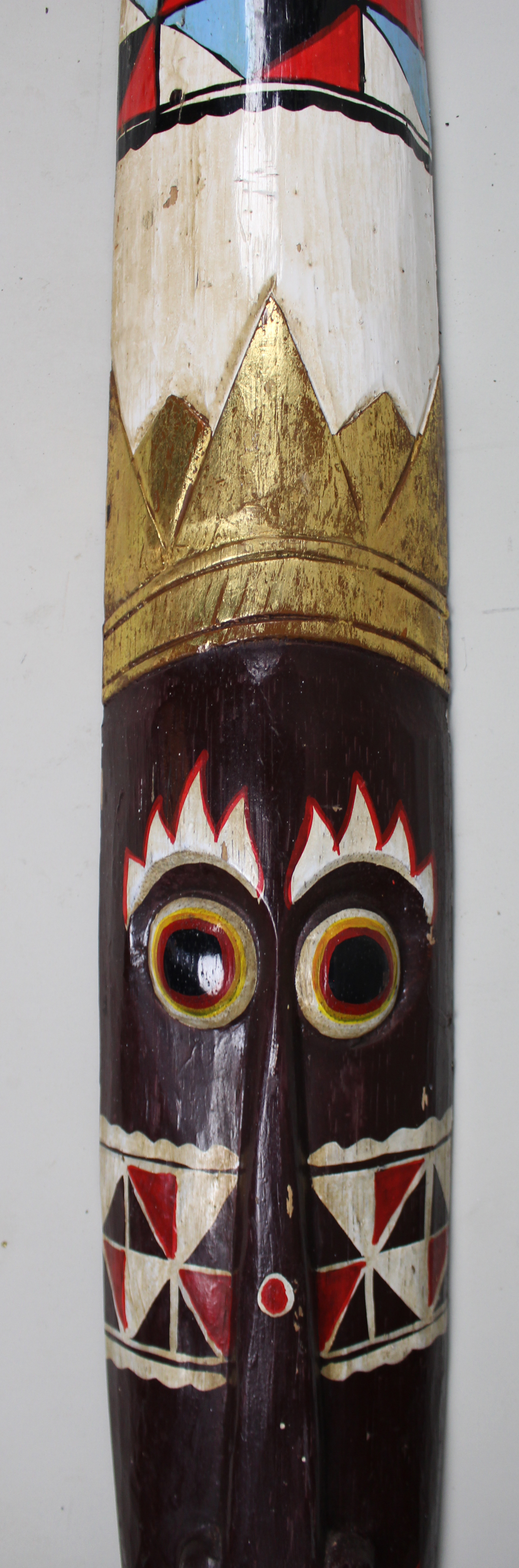 Hand Painted African Tribal Mask Art