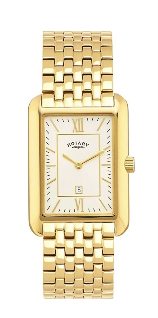 Rotary Men's Watch Analogue Quartz Coated Stainless Steel
