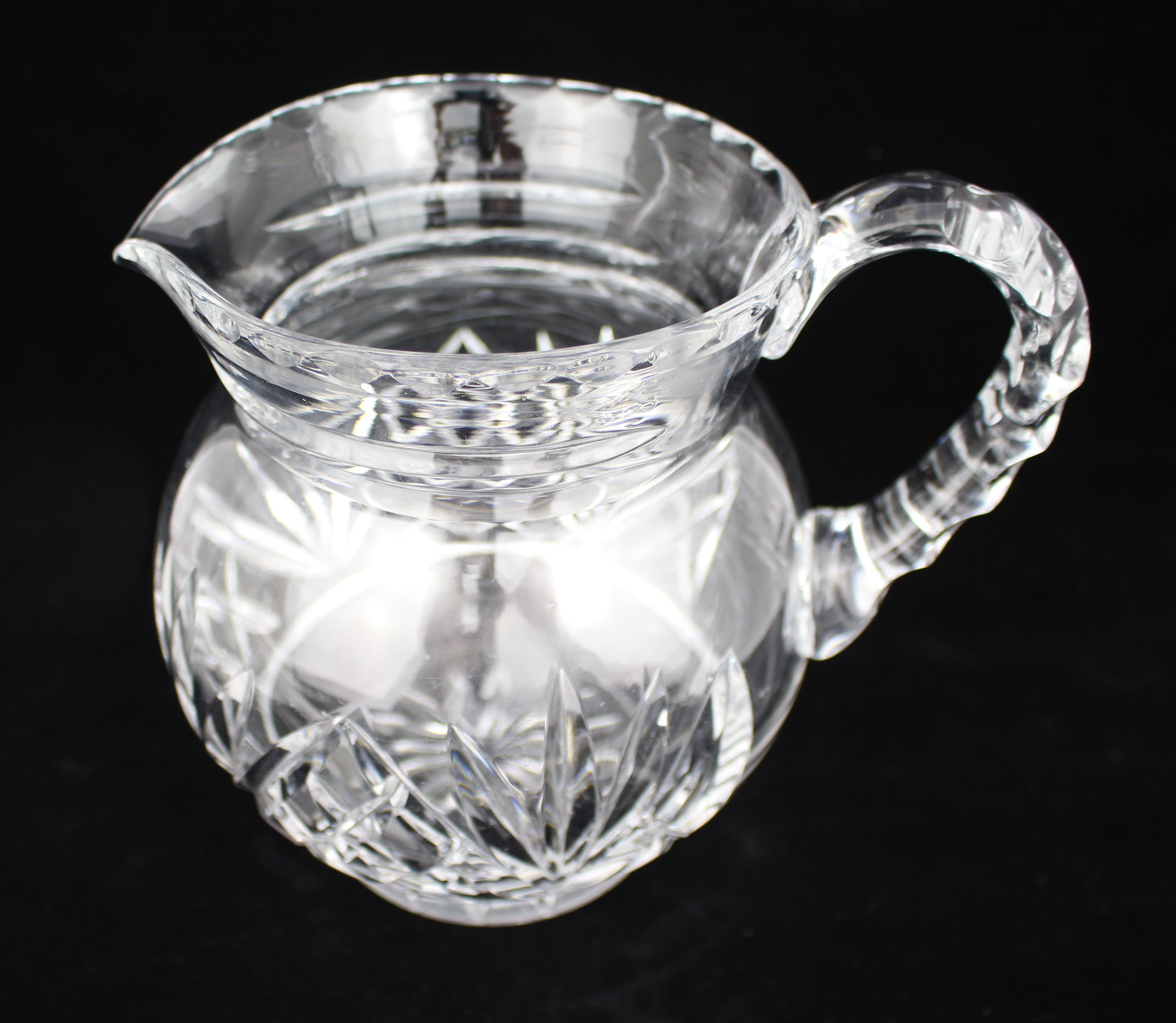 Vintage Mid 10th c. Cut Glss Crystal Jug