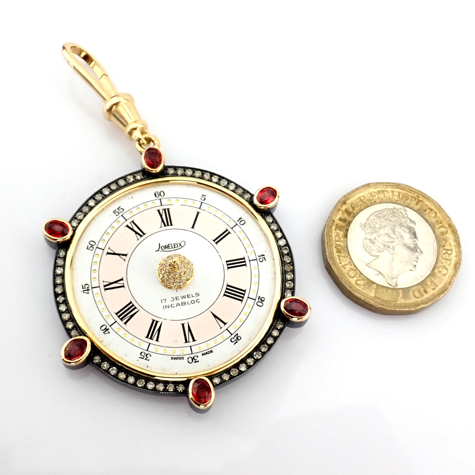 Natural Diamond 14K Yellow Gold Pendant