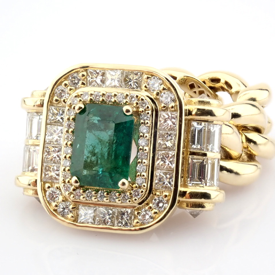 Natural Diamond 14K Yellow Gold Ring