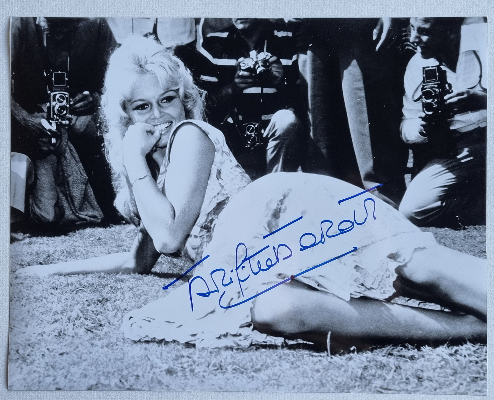 Brigitte Bardot Signed 11"x14" Photograph