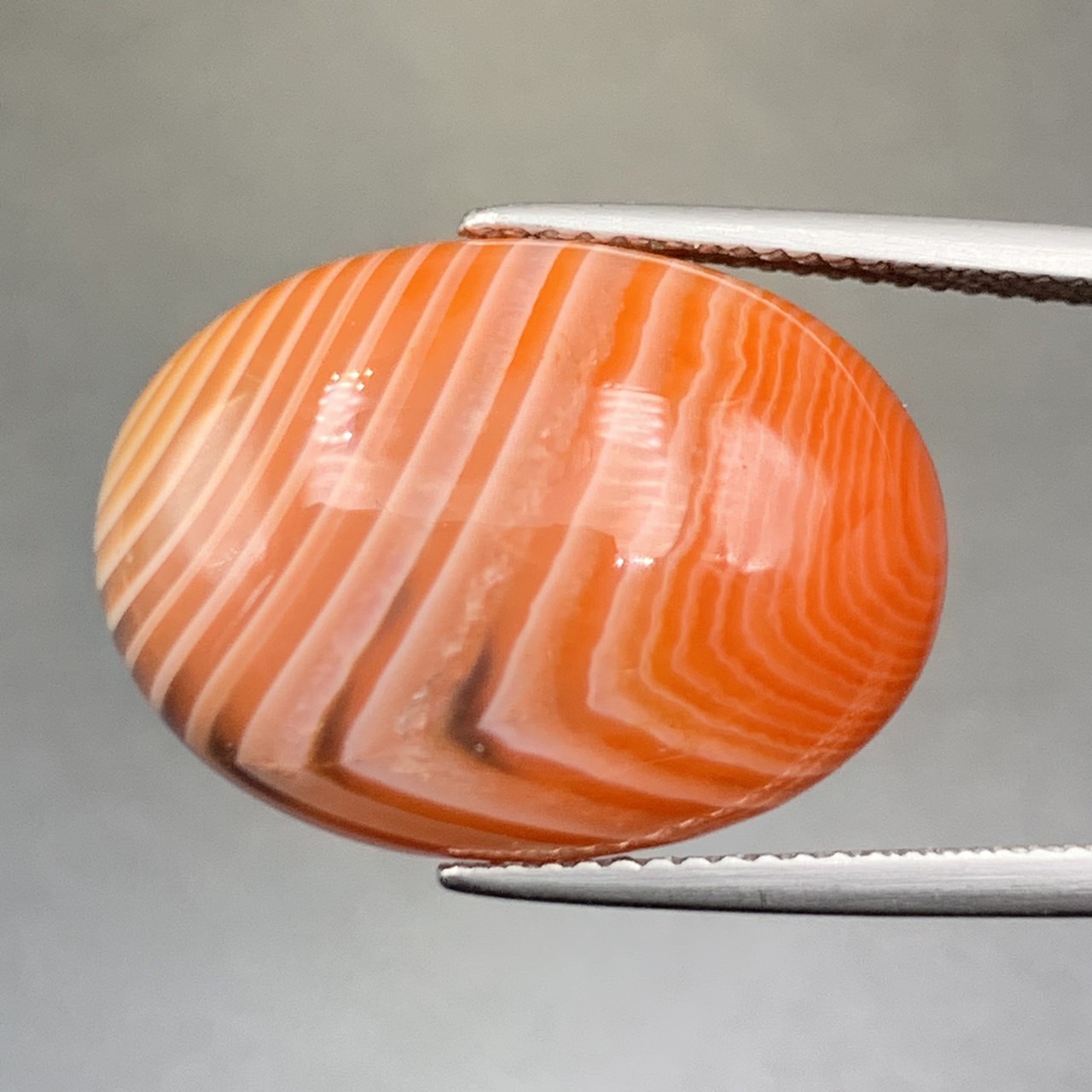 CRT-14, 16.95 Cts Awesome Natural Texture Carnelian Agate Cabochon