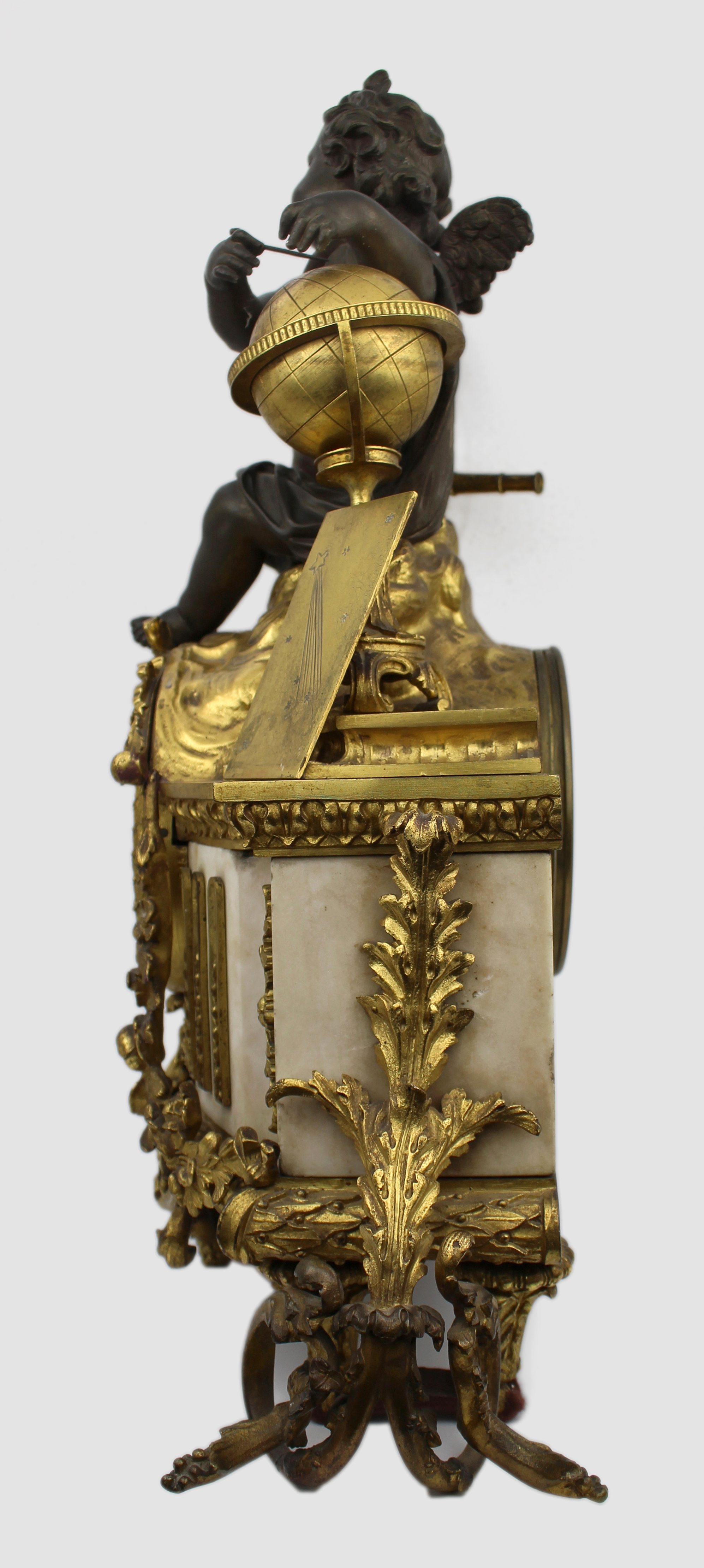 Fine 19th Century French Ormolu & Bronze Mantel Clock