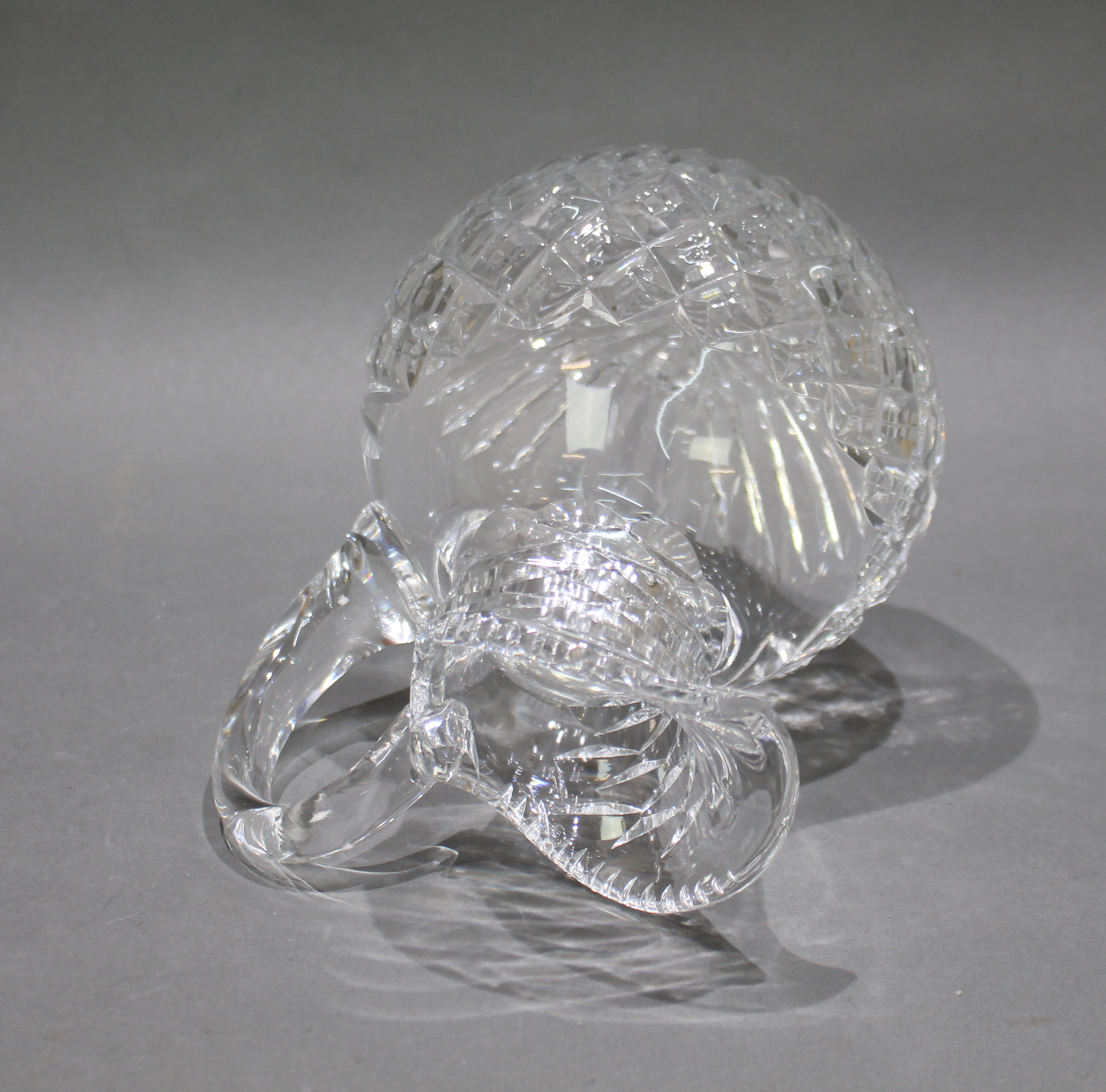 English Cut Glass Crystal Water Jug