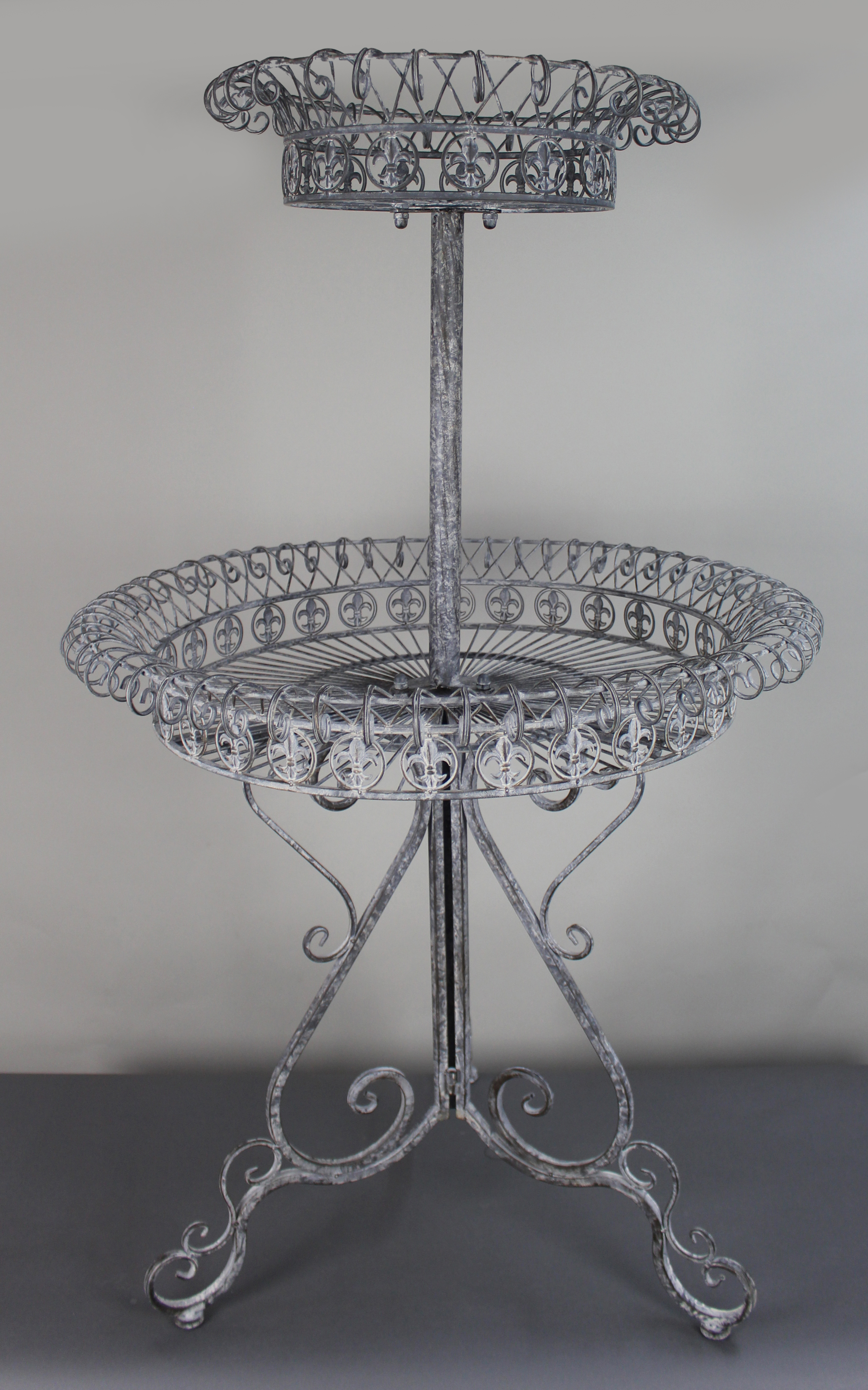 Vintage Holywood Regency Metal Garden Stand