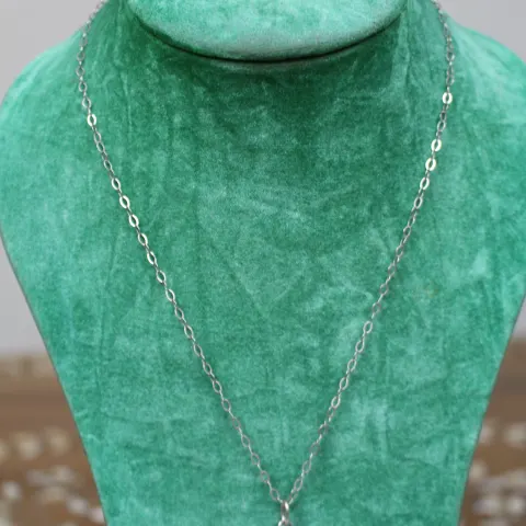 Vintage Sterling Silver Crucifix Necklace
