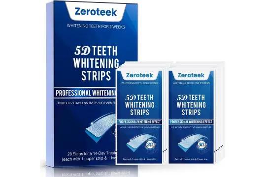 10 x Advanced 5D Snow Whitening Kit, 28 Zero Sensitive Strips L6a sku-3072