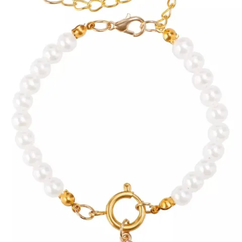 20 x Initial Pearl Bracelet L11b