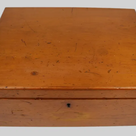 Late Victorian/Edwardian Satinwood Case Caddy