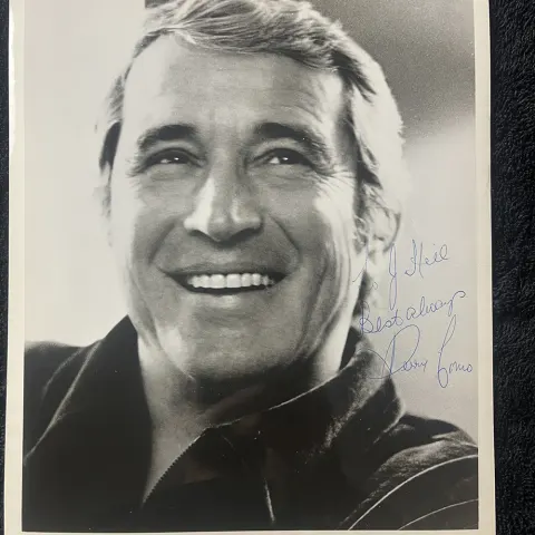 Perry Como Signed
