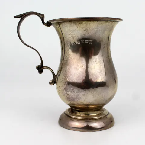 Solid Silver Christening Cup Birmingham 1916